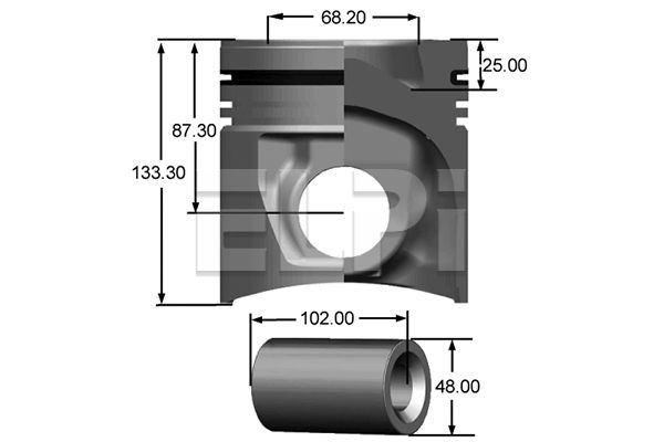 Piston LP181 3026 STD ELPI